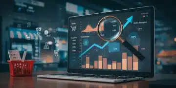 Data-Driven E-commerce Growth: 10% Profit Boost by March 2025 E-commerce data analytics dashboard showing profit growth