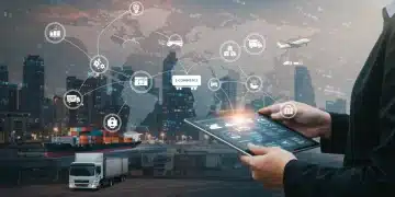 Global e-commerce supply chain network ensuring timely delivery in 2025