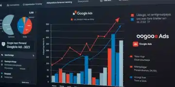 Google Ads ROAS dashboard showing 15% growth strategy for e-commerce