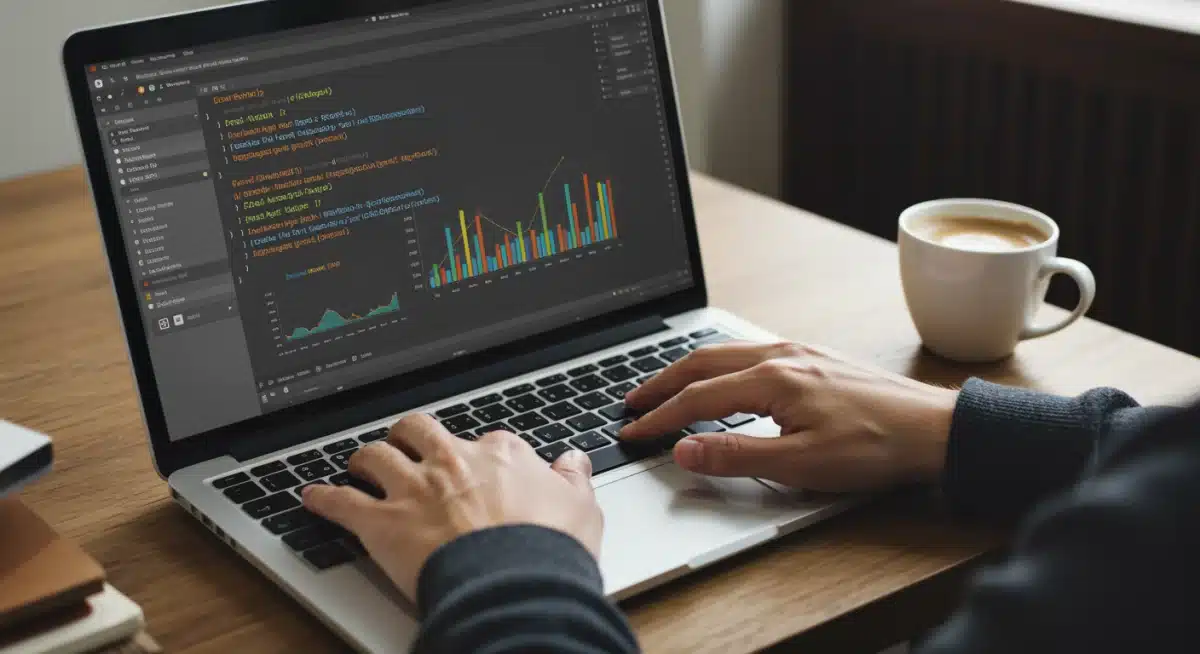 Implementing technical SEO fixes on a laptop for improved website performance