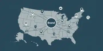 2025 Local SEO Guide for National Brands: Capture 10% More Hyper-Local US Searches National brand local SEO strategy map with interconnected US locations