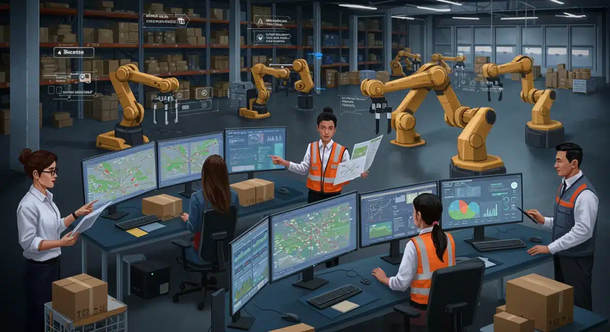 Real-time warehouse management and logistics optimization for e-commerce